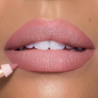 Charlotte Tilbury Lip Cheat Lip Liner Pencil - Gives Lips a Fuller-Looking, Defined Pout - Enriched with Jojoba Oil & Hyaluronic Acid - Waterproof, Smudge-Proof & Transfer-Proof - Pillow Talk