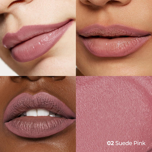 Laka Lip Liner, Pink Lip Liner, Rich Cream Glide Texture, Semi-Matte Finish for Shaping Lips, Smooth Application, K-Beauty, Korean Makeup, 0.02oz, #02 Suede Pink
